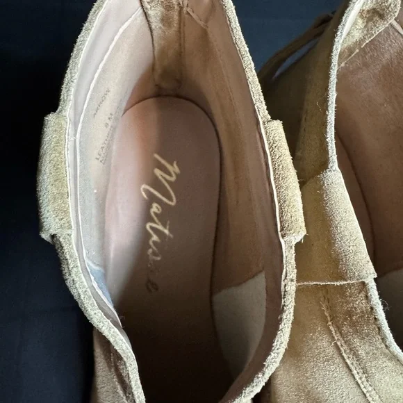 Matisse Arrow, Western Suede Bootie With Almond Toe. - Picture 4 of 8